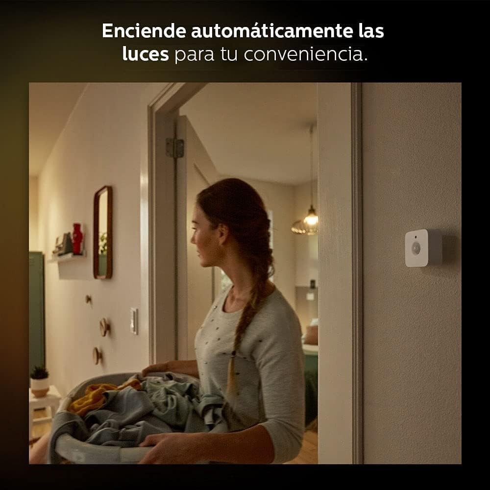 Philips Hue Motion Sensor - Wireless Battery Powered Smart Home Lighting Control
