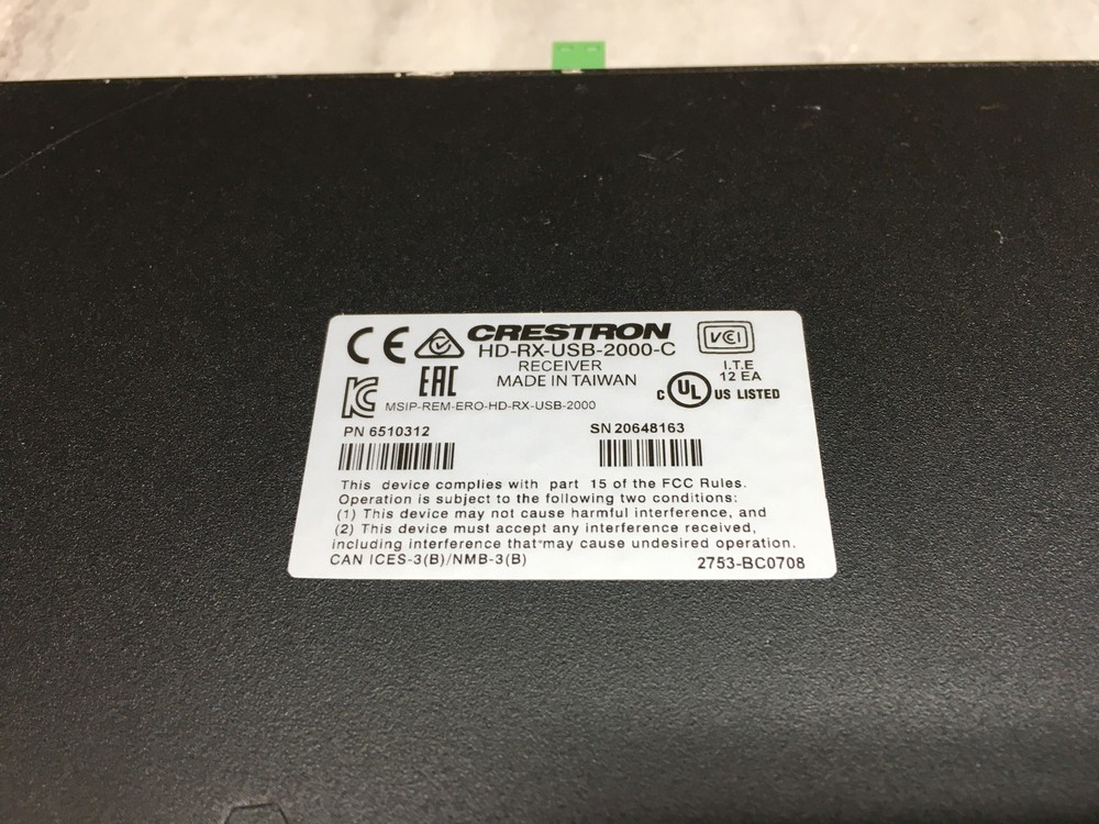 Crestron HD USB 2000 C KIT HD-TX-USB-2000-C & HD-RX-USB-2000-C