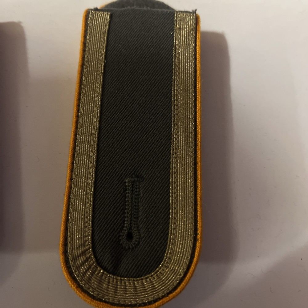 West German Military NCO Shoulder Boards Orange