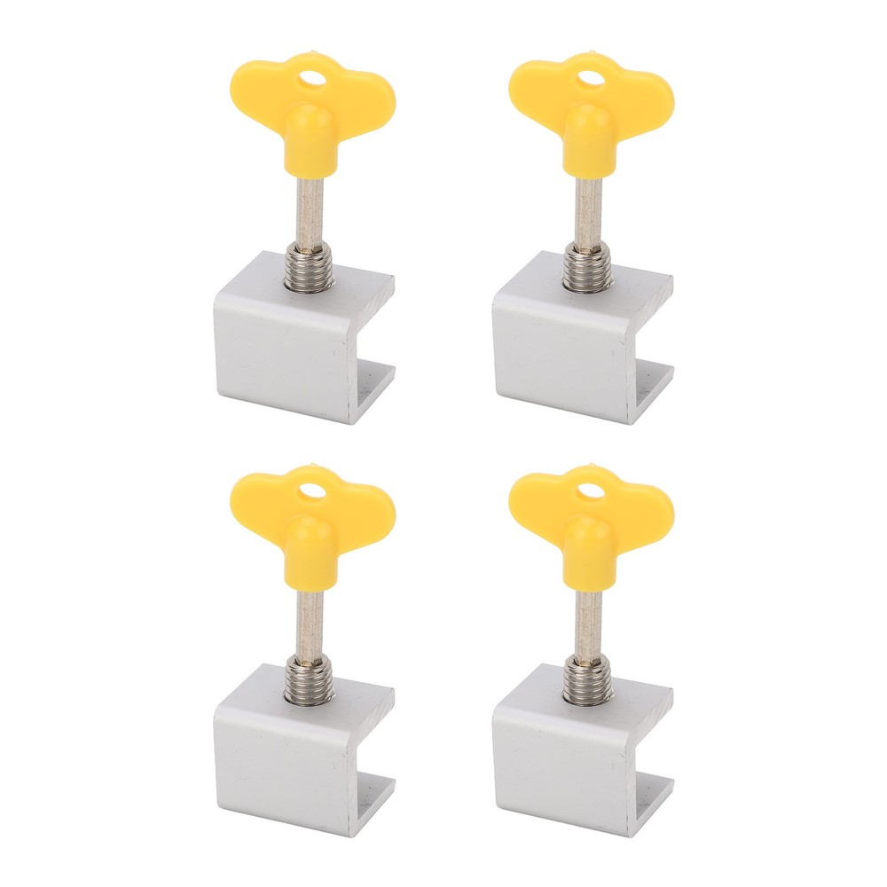8Pcs Safety Sliding Window Locks Single Hole Vertical Horizontal Sliding Locks