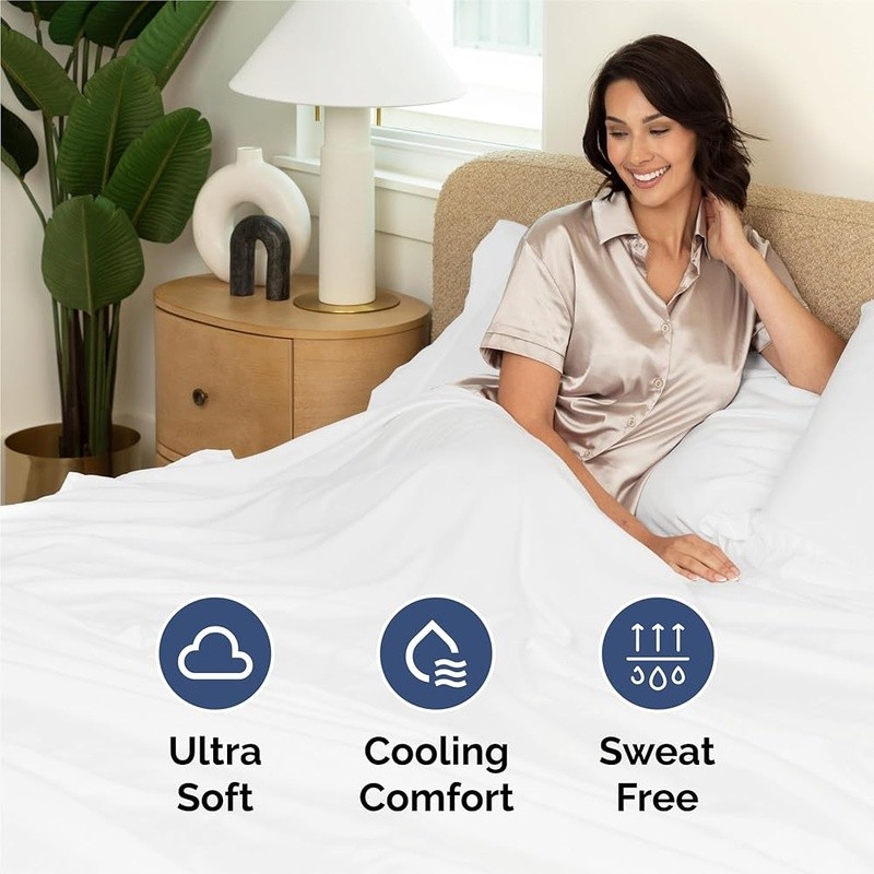 6 Piece Soft Microfiber Bed Sheet Set Deep Pocket Fitted Flat Pillow Cases New