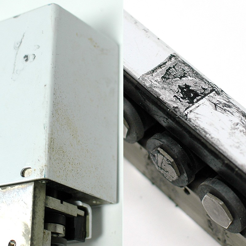 Quickdraw 48" MR Open-Center Slip-Roller Fixed Mount Conveyor System ESD *bent*