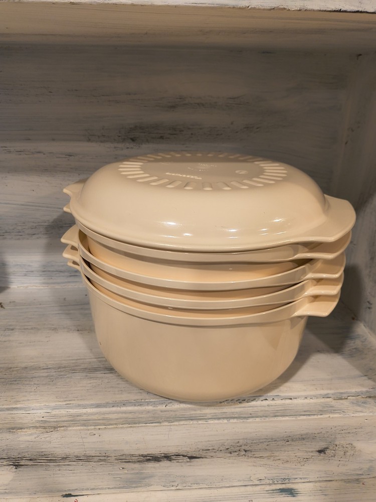 Tupperware Microwave Steamer/Cooker 5 Piece Set