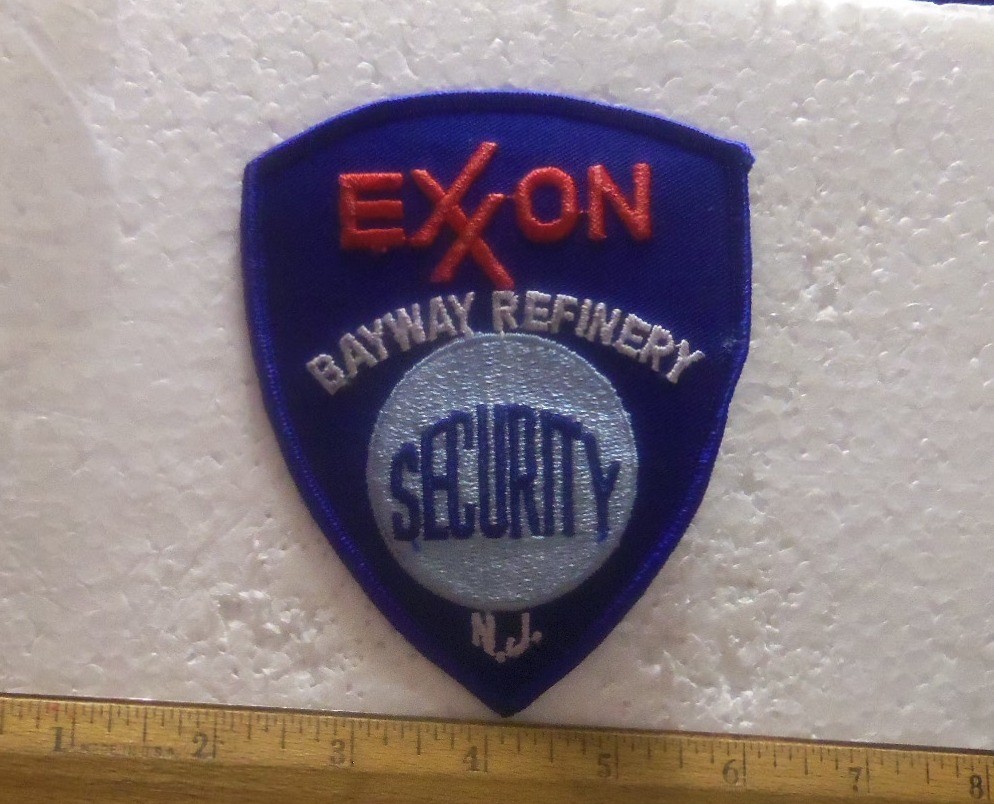 Exxon - Bayway Refinery - Security Embroidered Patch (NOS)