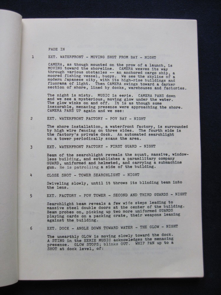 ORIGINAL WILLIAM PETER BLATTY Script MASTERMIND, Actor BRADFORD DILLMAN'S Copy