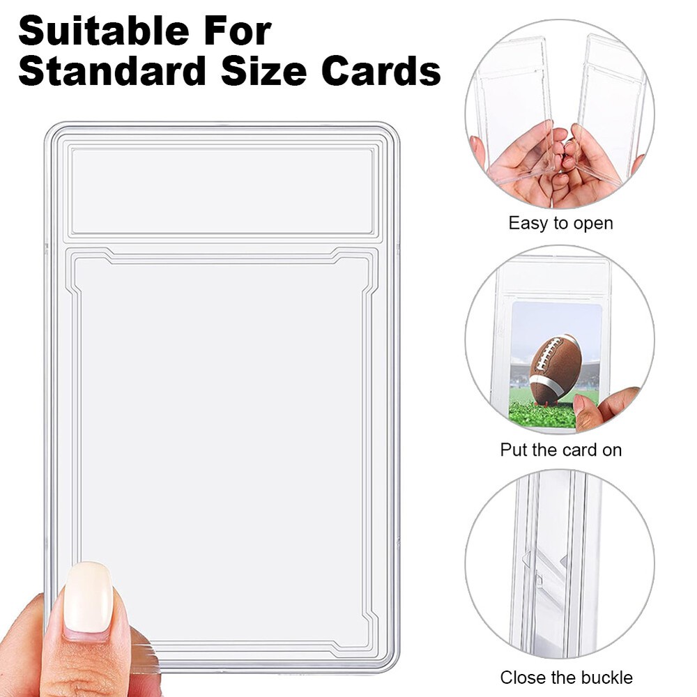 Clear Empty PSA Grading Card Slab For Standard Size Trading Card Protectors Case