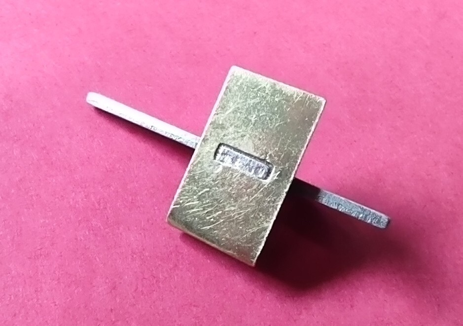 German Silver Front Sight 3/8" Brass Base Works On Any Octagon Muzzleloader