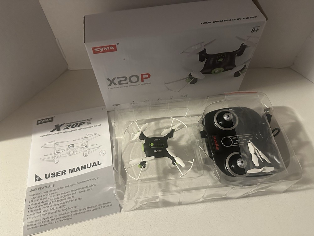 SYMA X20P Mini Drone 4 Channel Remote Control Quadcopter Auto Hover