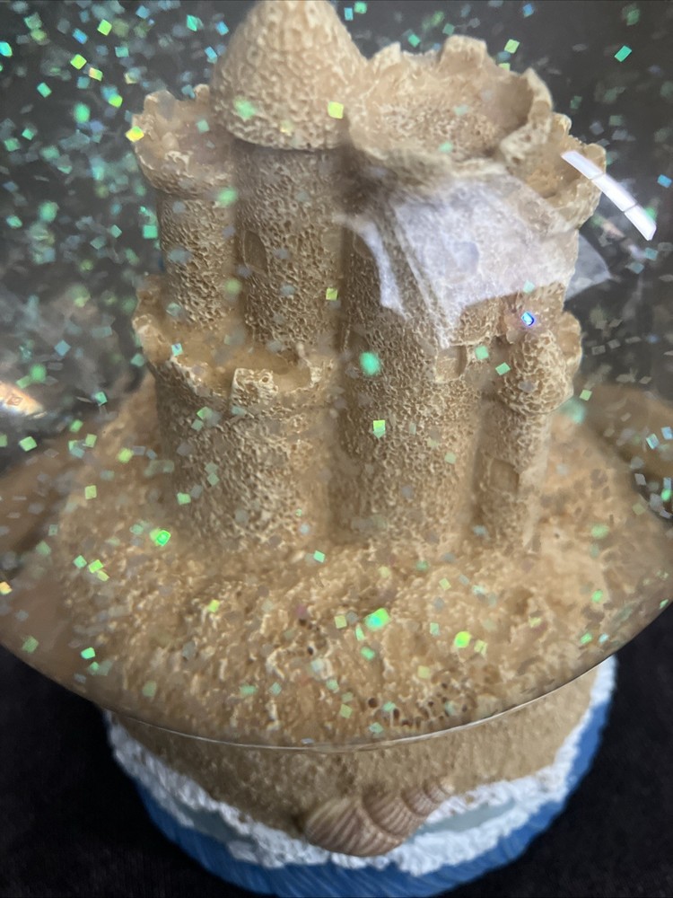 Snow Globe Sand Castle Beautiful Unique Beach Gift