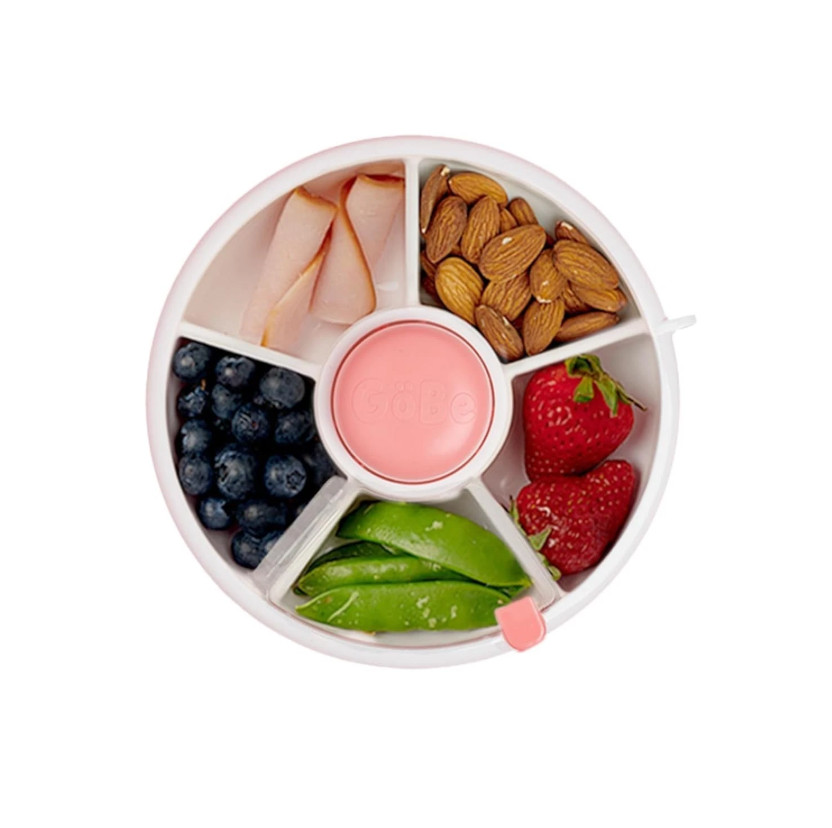 Kids Small Snack Spinner Flip Bundle W/ Hand Strap & Sticker Sheet Reusable