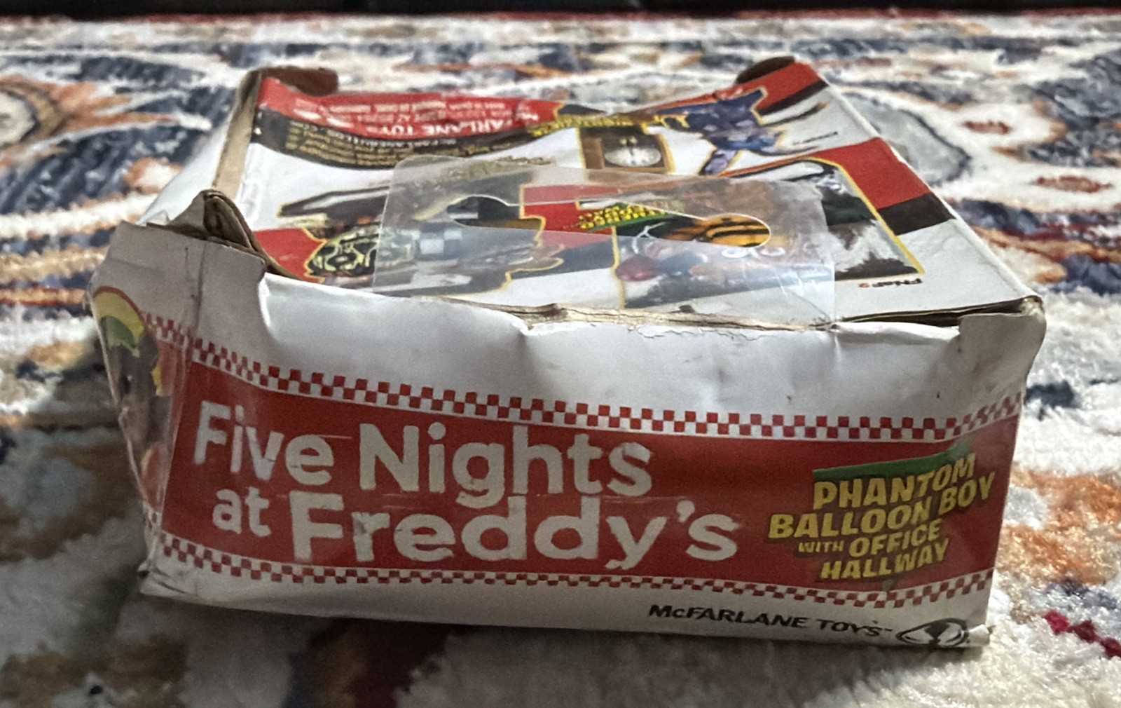 PHANTOM BALLOON BOY FIVE NIGHTS AT FREDDY'S McFarlane 12813 CONSTRUCTION READ