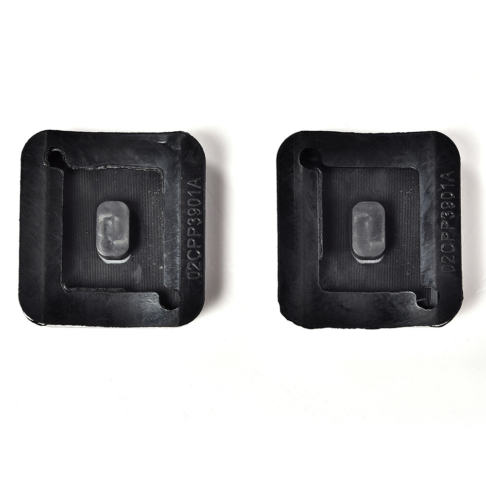 2Pcs Brake And Clutch Pedal Pad Kit Fit For Jeep Wrangler YJ TJ Cherokee XJ-Blac