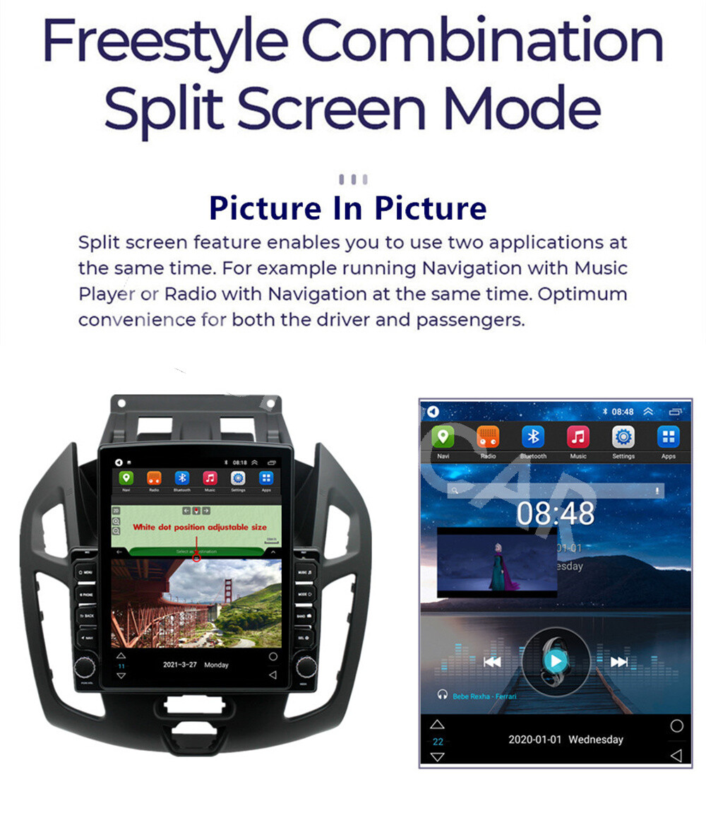 Fit For Ford Transit Connect 2014-2018 Stereo Radio Player For Carplay GPS WIFI