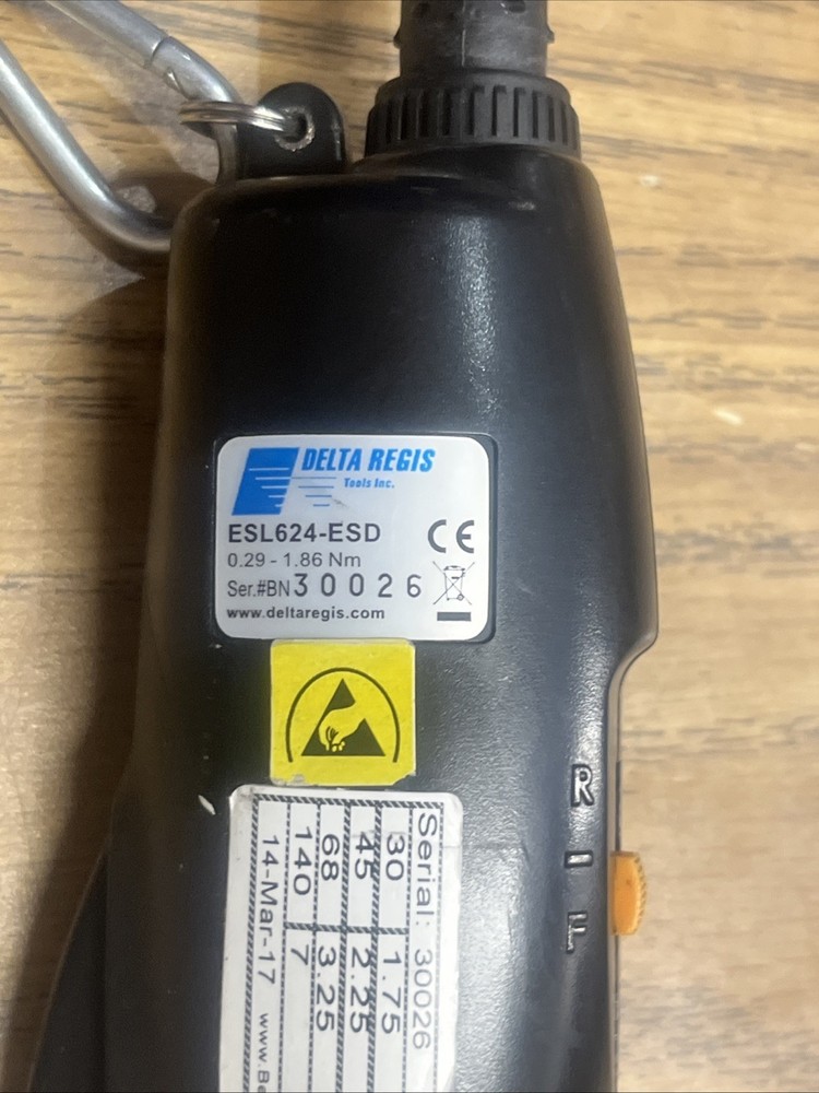 Delta Regis ESL624-ESD Torque Screwdriver