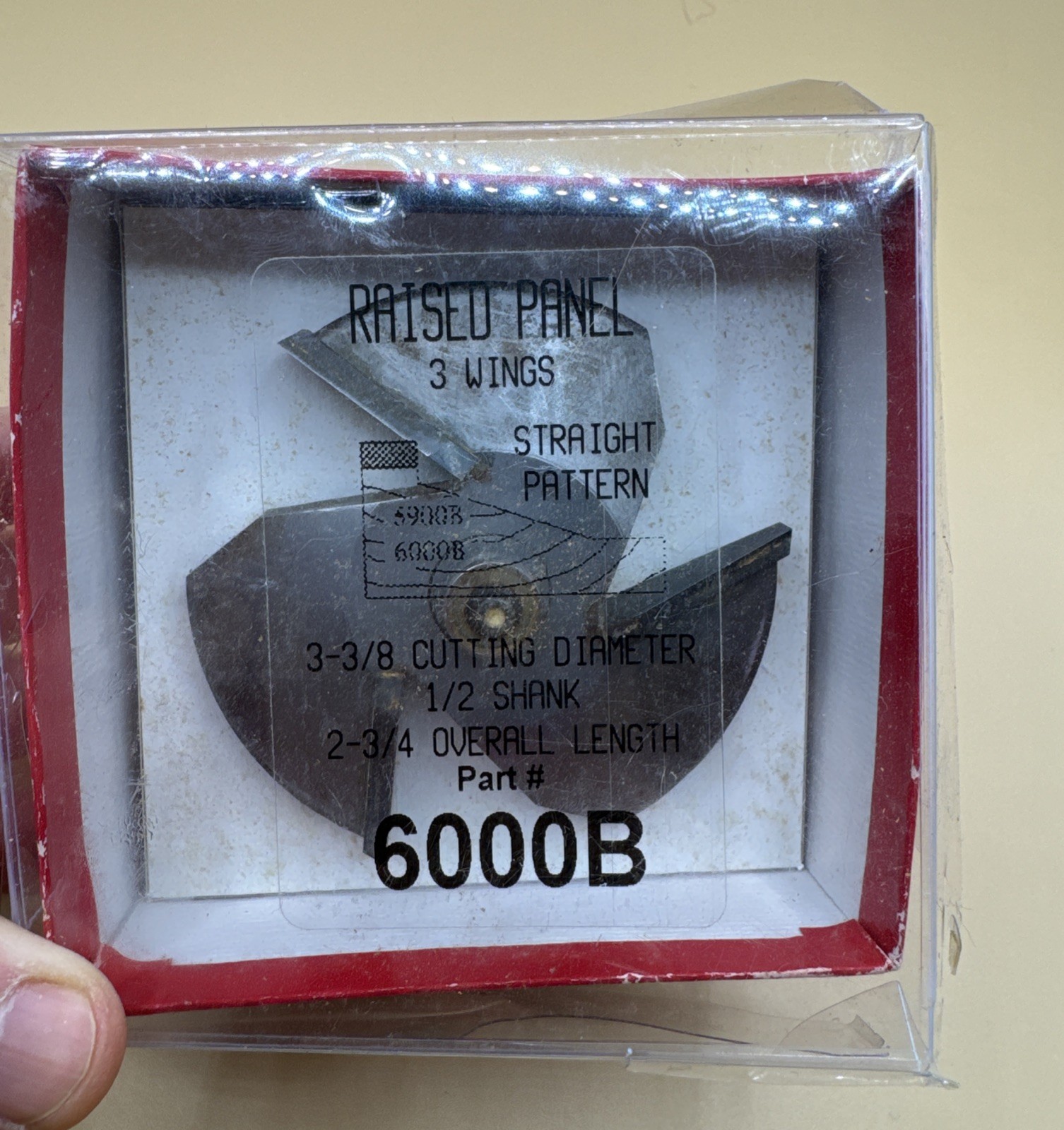 Whiteside 6000B Raised Panel Bit Used