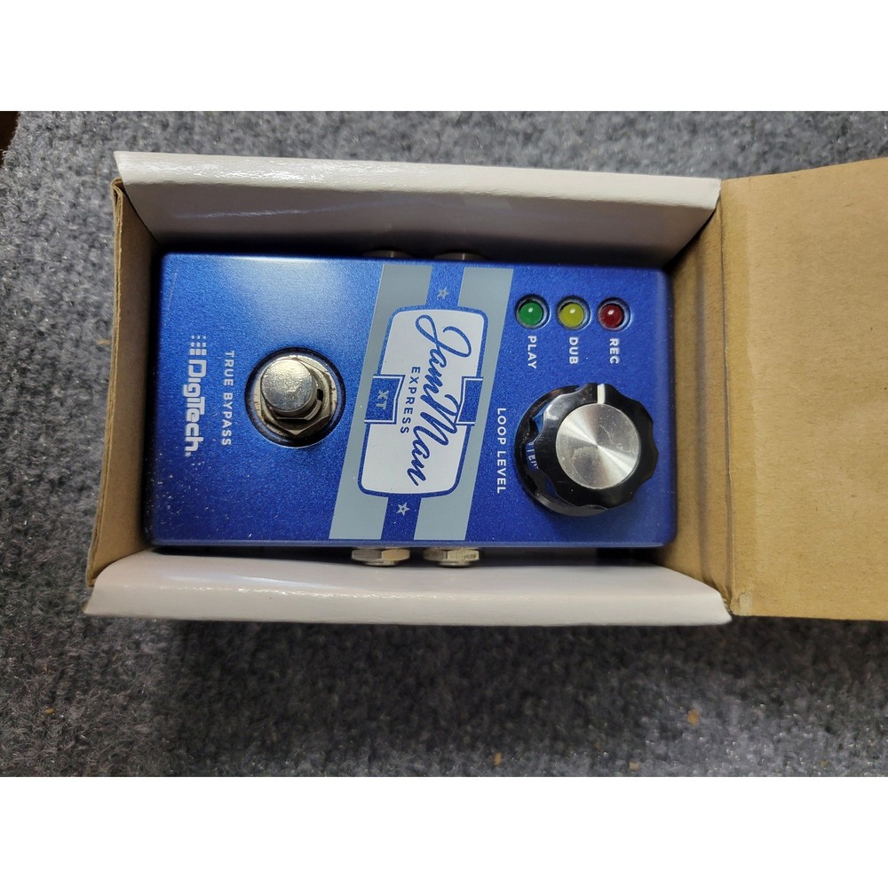 DigiTech JamMan Express XT Compact Stereo Looper Pedal Blue JMEXPXT