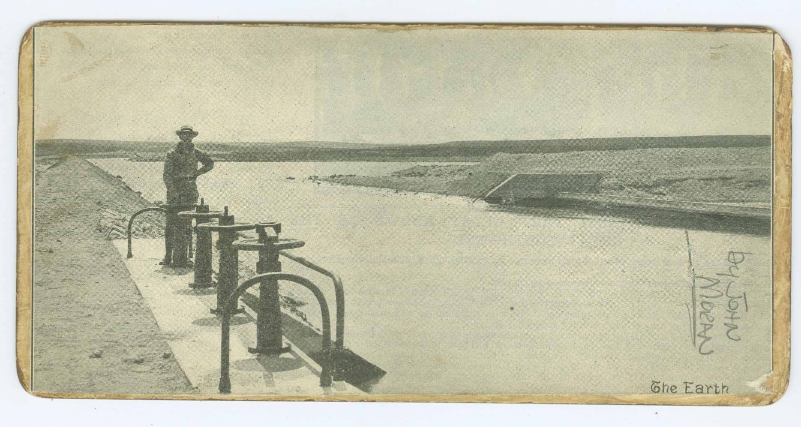 G2444~ NIAGARA Shores from Canada Side c.1860s John Moran Stereoview