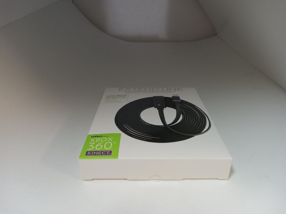 NEW NYKO EXTEND LINK Extra Long Flat 15FT KINECT Extension cable for XBOX 360 2B