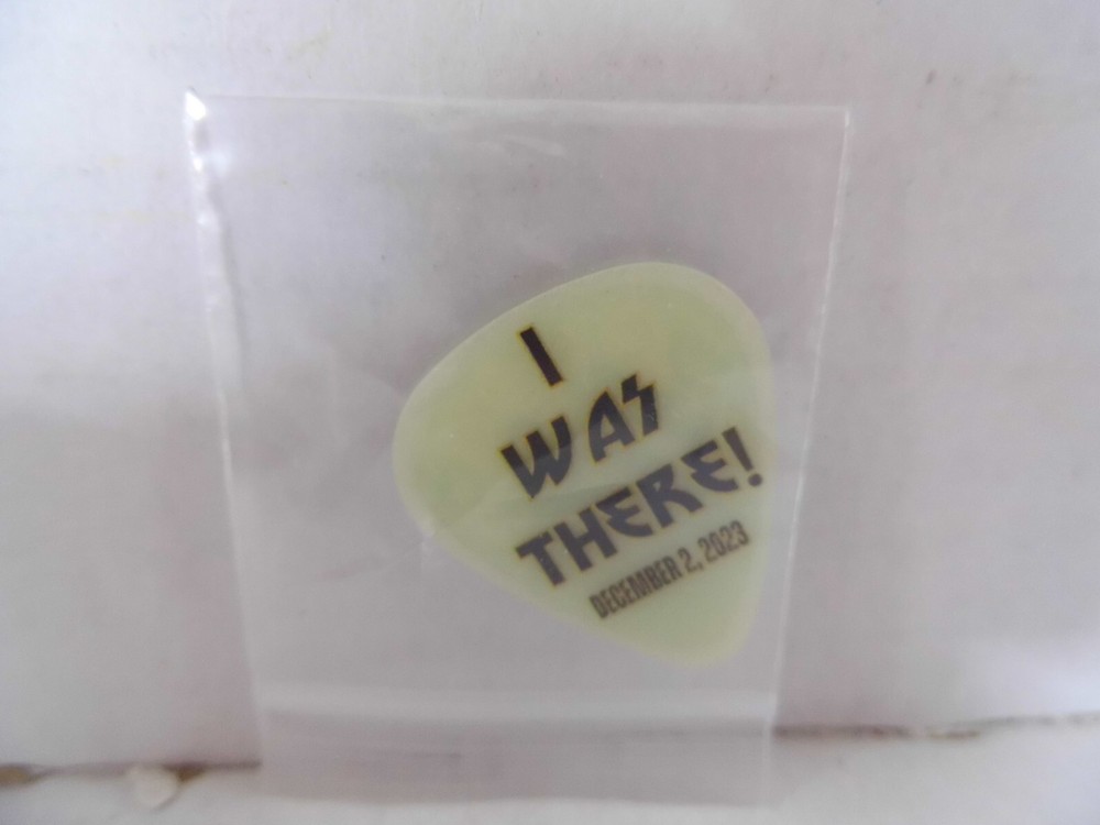 KISS "THE FINAL SHOW THE FINAL PRE~PARTY 2023 GUITAR PICK~READ DESCRIPTION