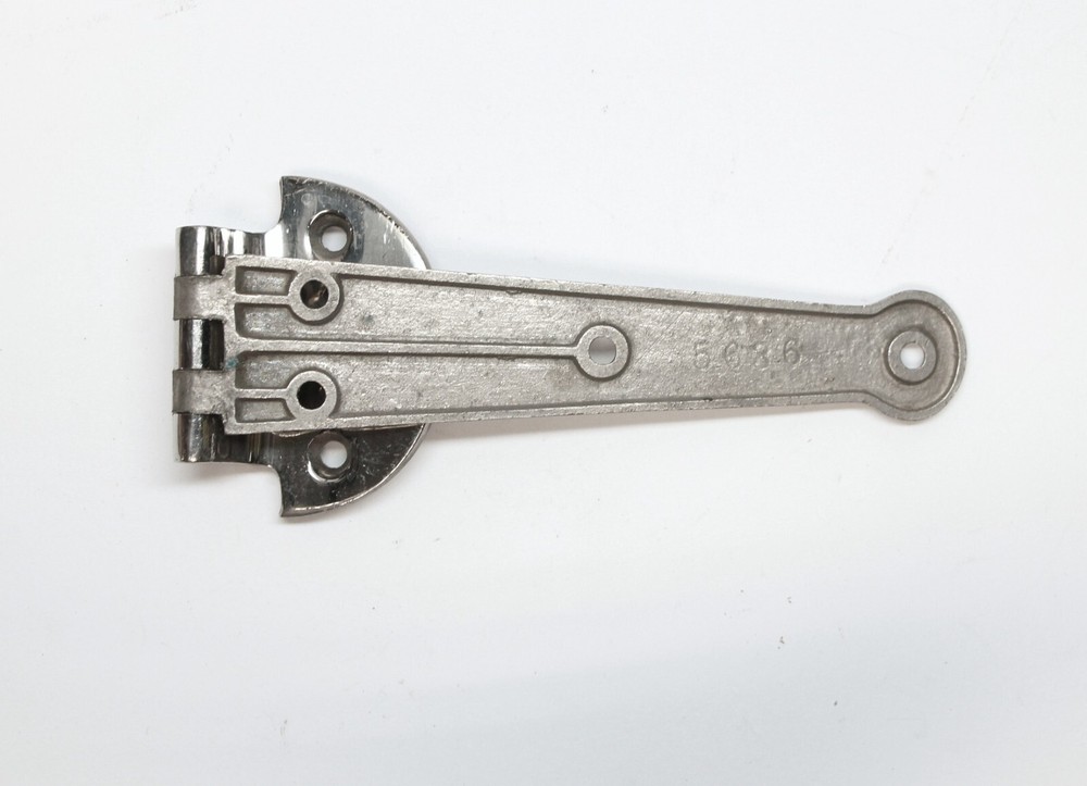 Commercial Nickel Over Brass Offset Ice Box Hinge