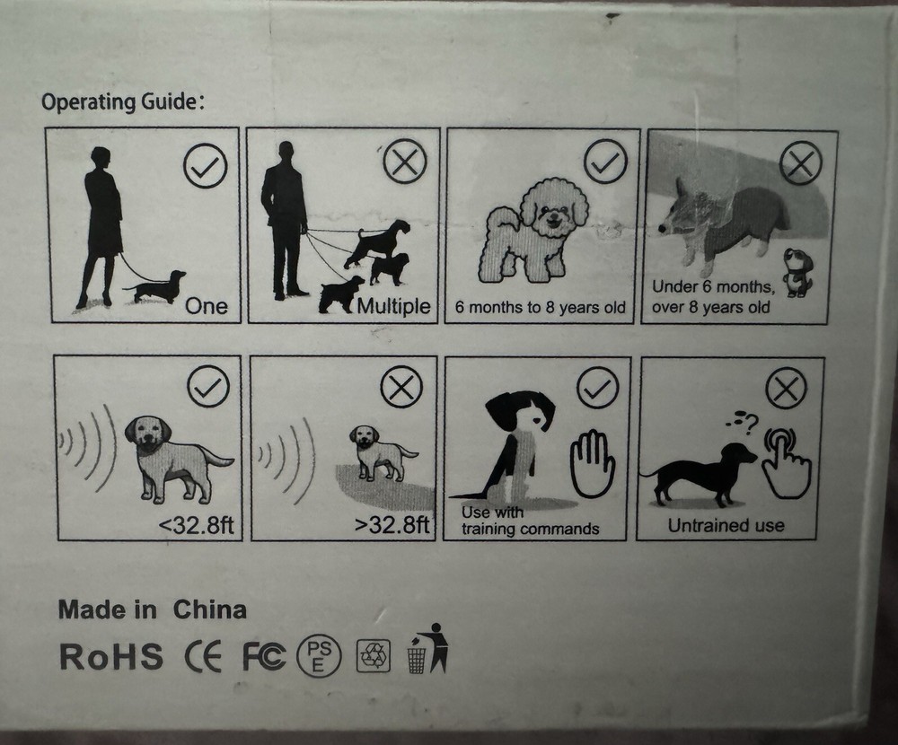 Ultrasonic Dual-function Automatic Bark Stopper Dog Training Device New In Box