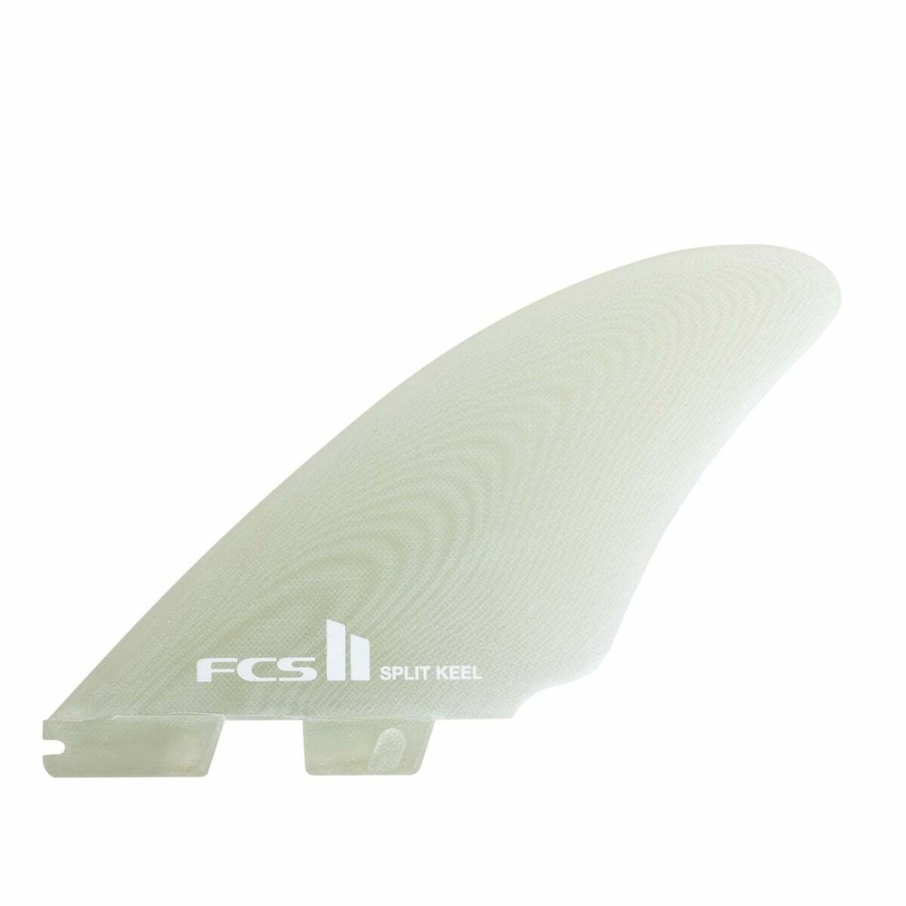 NEW FCS II Split Keel Quad Fin Set - Medium Clear