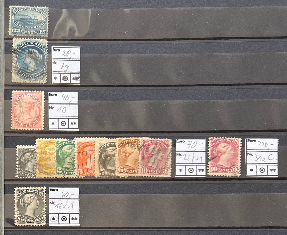CANADA OLD STAMPS COLLECTION LOT