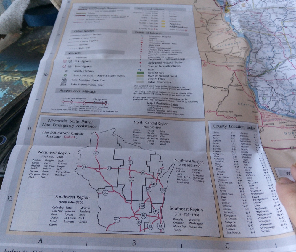 Wisconsin Highway Maps (2015-2018)