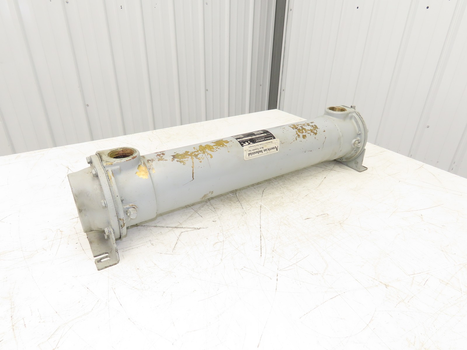 American Industrial AB-1003-C6-TP Shell & Tube Heat Exchanger 2-Pass 1.5"NPT