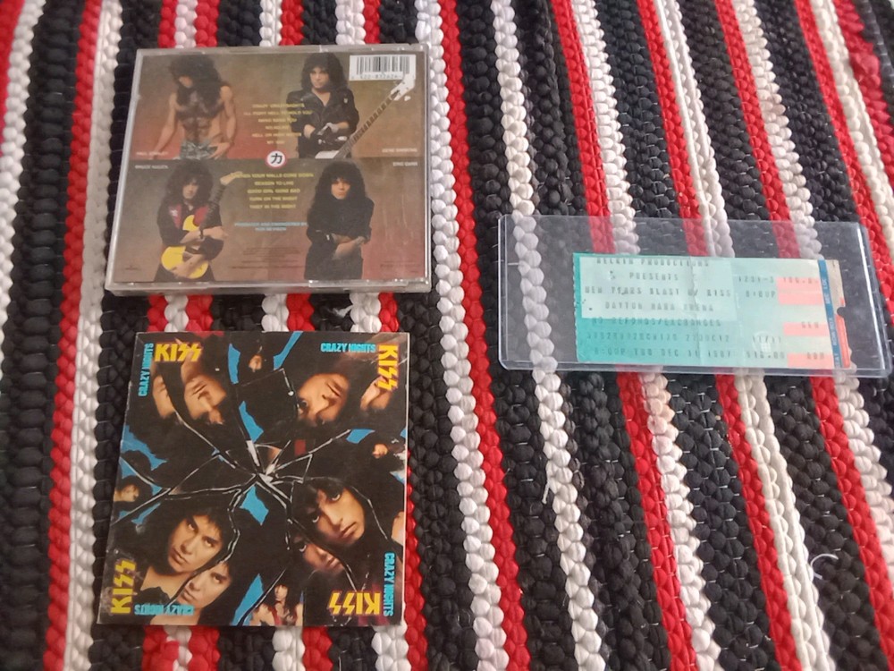 Kiss 💋 Ticket History 🎸 Crazy Nights Tour, 12-31,87, Dayton OH.New Years Eve