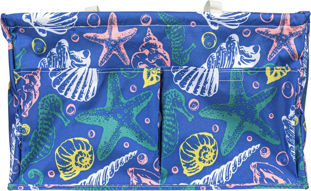 Sea Shell Krush Container All-Purpose Utility Tote with Pockets