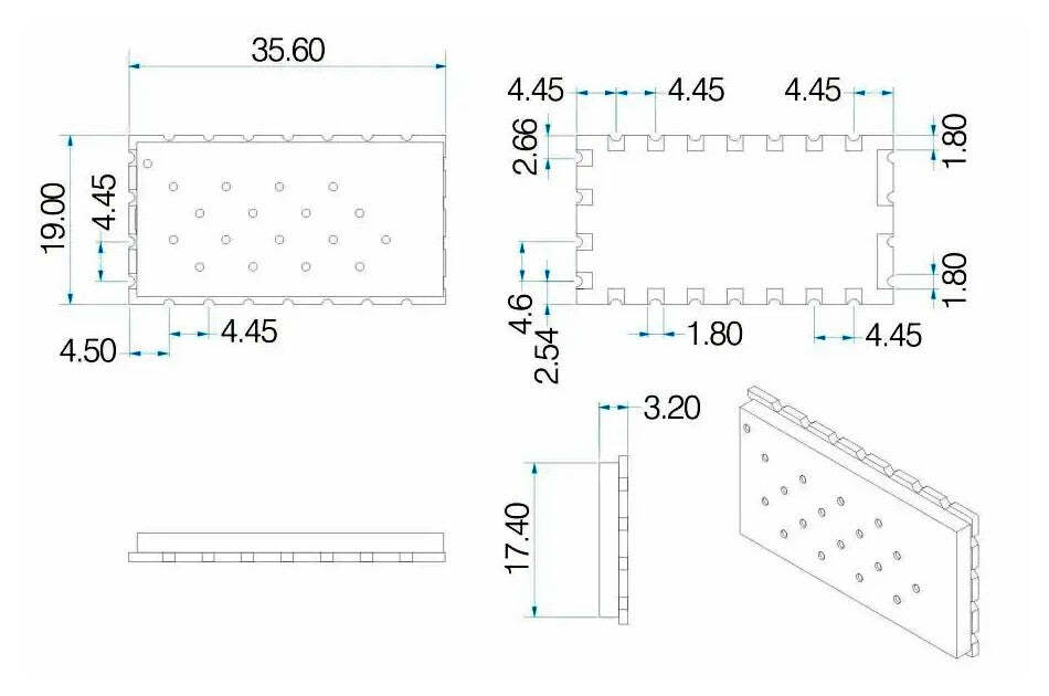 SA818S-CE UHF or VHF 1W Analog RF Radio Transceiver Module w/ RDA1846S IC