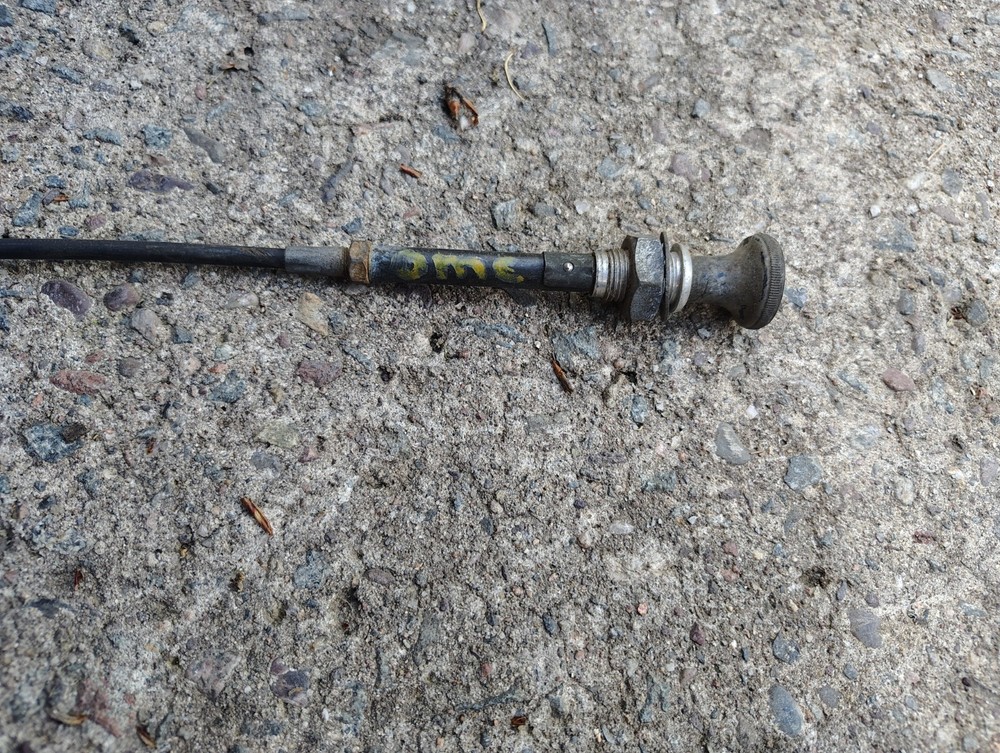 omc snowmobile choke cable