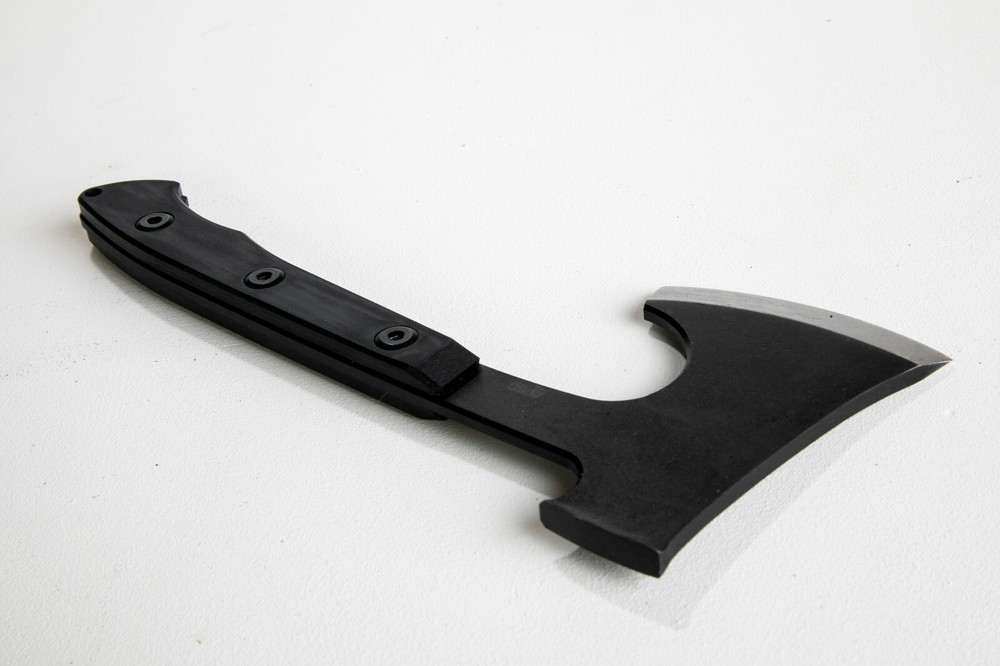12” APOC Hundr Survival Tactical Bearded Pack Axe Hatchet + MOLLE Sheath Sharp