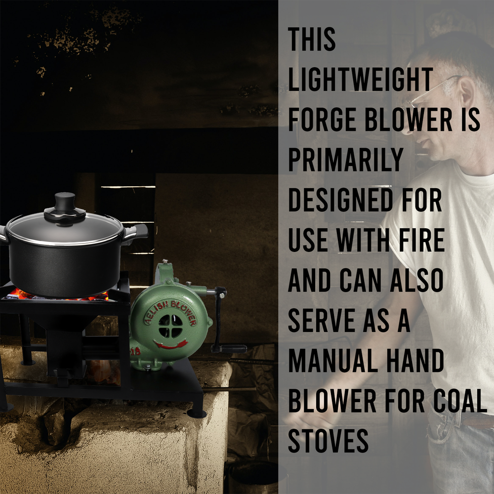 SIMOND STORE Blacksmith's Forge Pedal Type Handle Hand Blower