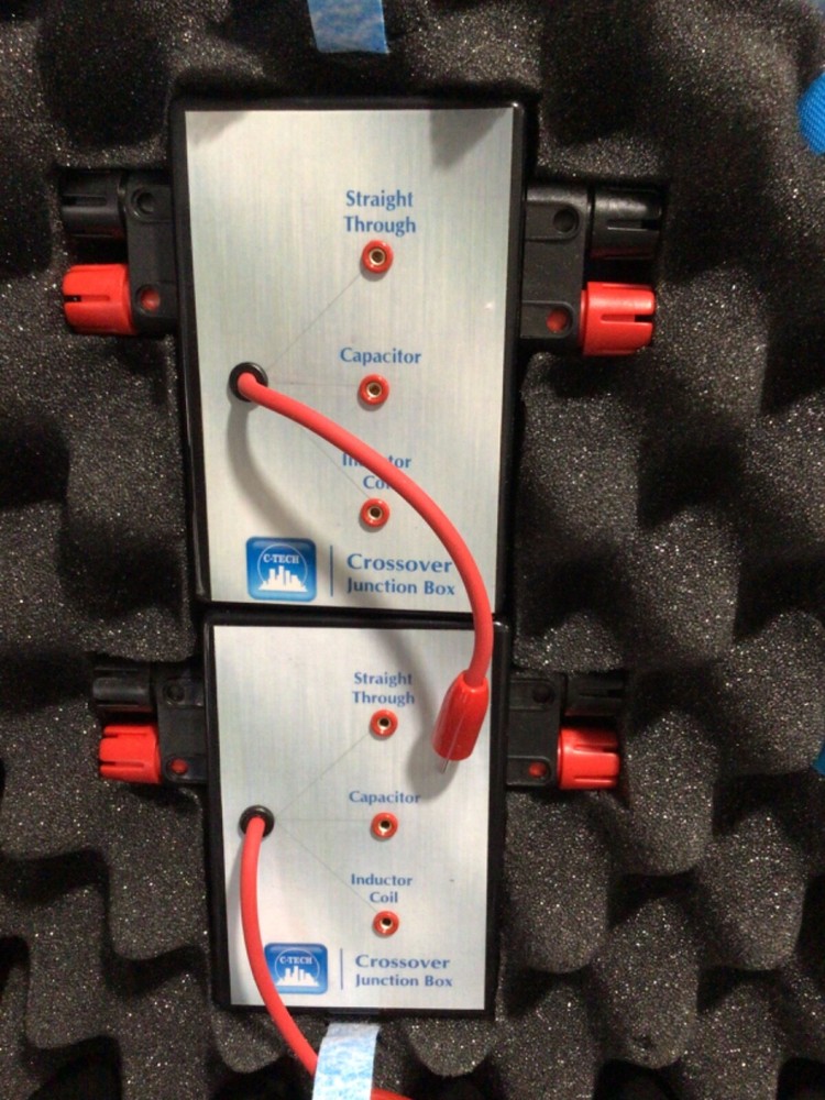 C-Tech Training Tester Case system kit home audio ?? copper cable ??