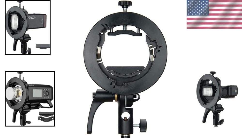 S2 Bowens Mount Speedlite Bracket – Lightweight & Adaptable for Professionals