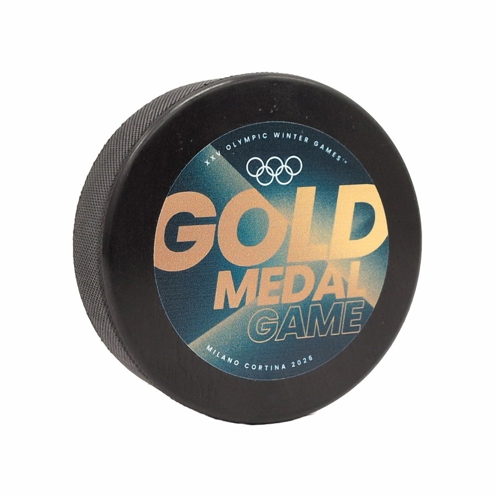2026 Olympic Milano Cortina Men's Women's Gold Final Game Replica Puck - PRESALE