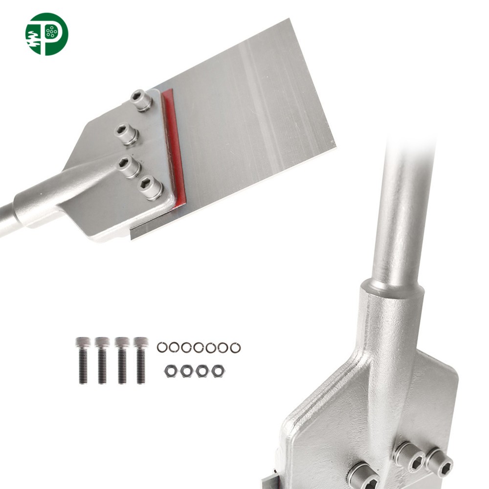 6" × 25" SDS Max Floor Scraper 6” Wide Tile Removal Bit & Heavy Duty Blade