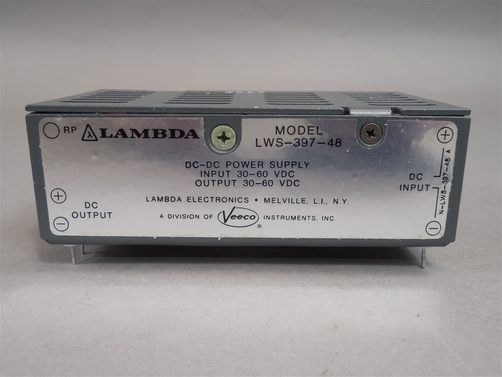 NOS - Lambda LWS-397-48 Power Supply Input 30-60 VDC Output 30-60 VDC