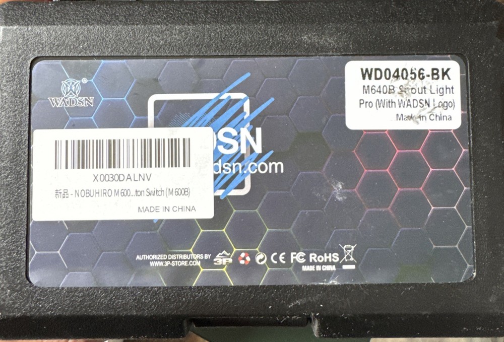 NOBUHIRO M600B 600 Lumens Tactical Flashlight, with Replaceable Mounting Rota...