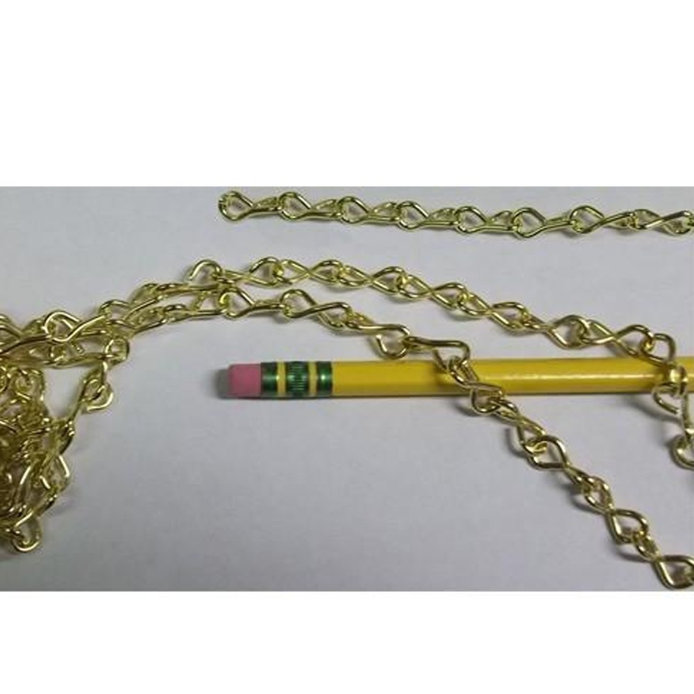 16 Gauge Jack Chain Brass 10'Hank