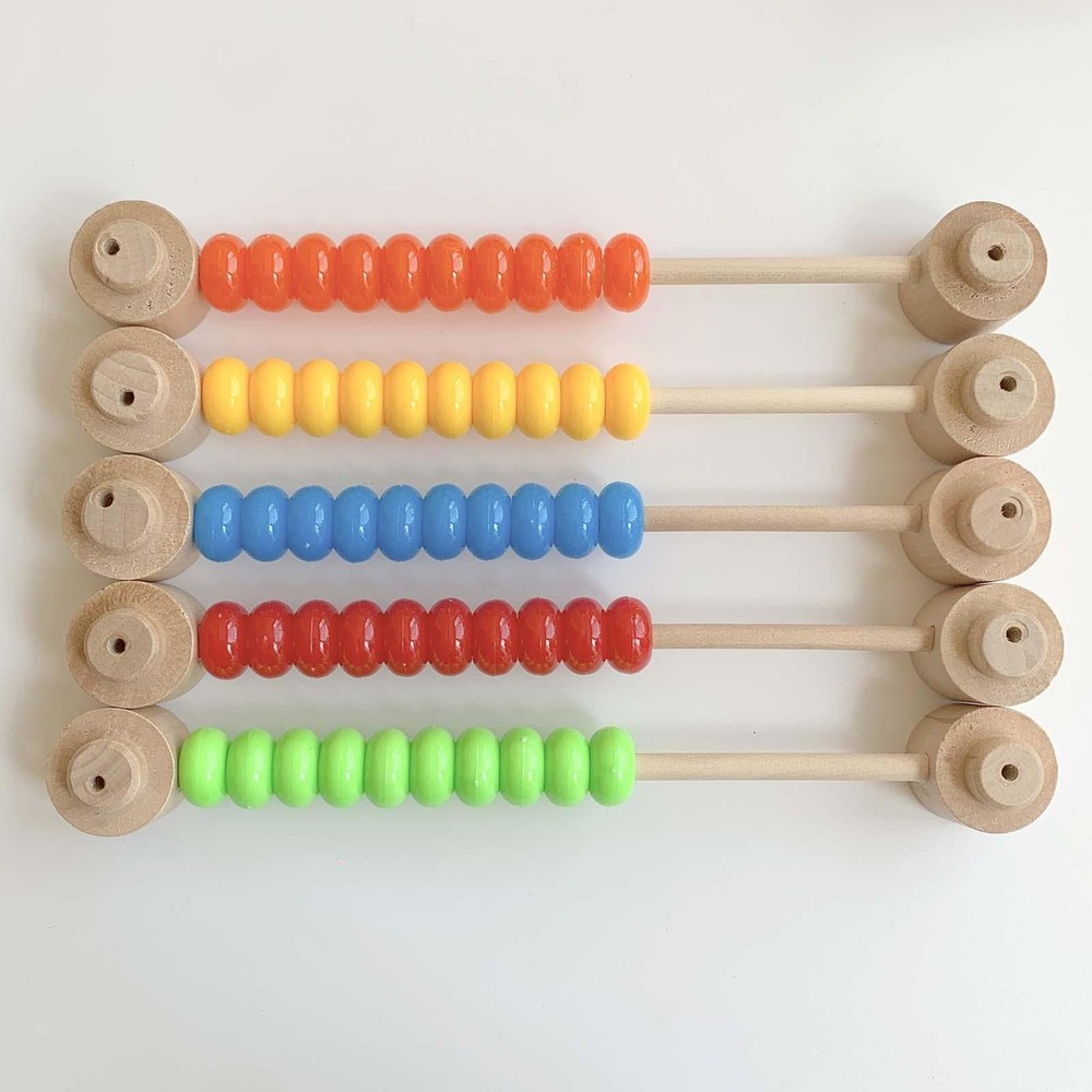 Montessori Abacus Busy Board Practical Skill Learning Activities Board Toy