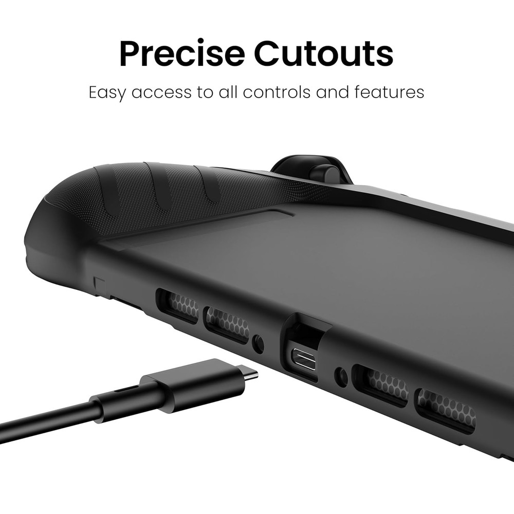 KIWIHOME P2 Dockable Case for Switch 2 (2025), Non-Slip Ergonomic Grip Drop-Test