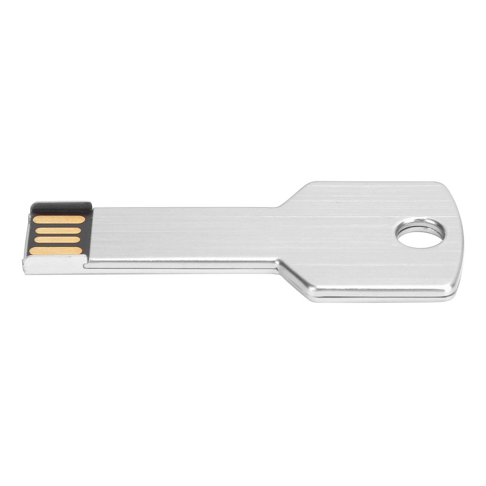Cool Key Shape USB Flash Drive For Fast File Storage In Computer Silver