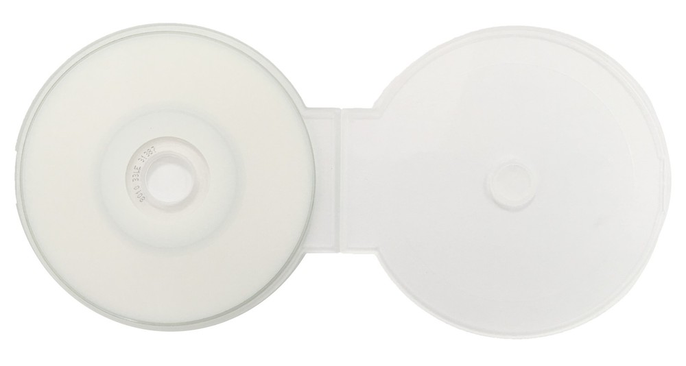 Clear MINI 8cm ClamShell CD DVD Case Lot