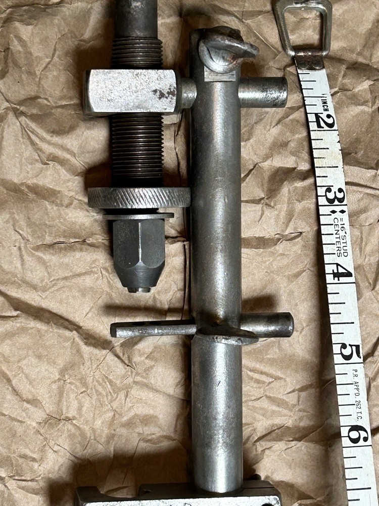 Antique LEADER Small Mini Bench Mount Drill Press