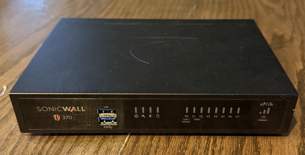 SonicWall TZ370 Network Security Appliance - Transfer Ready