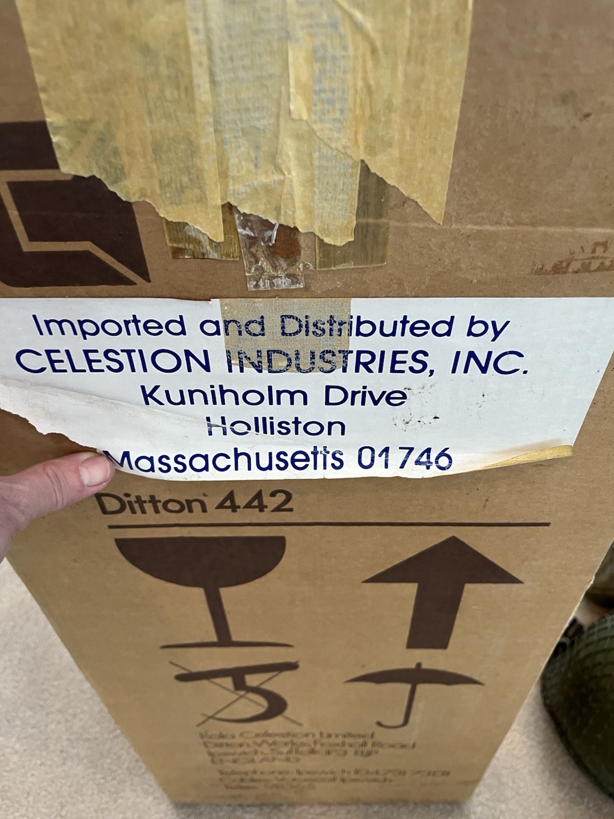 Amazing Pair of NOS Celestion Ditton 442 3-Way 12" Woofer Floorstand Speakers