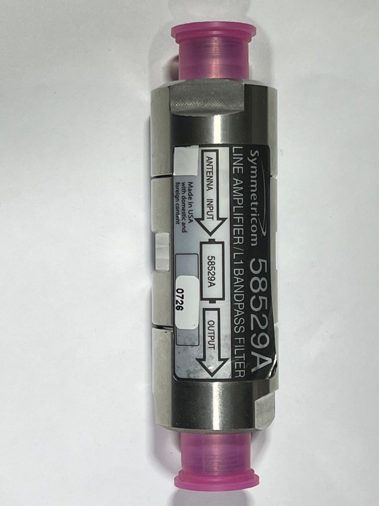 Symmetricom 58529A GPS GNSS 10dB Inline Amplifier